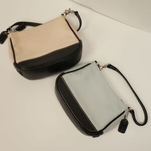 Elegant Black and Cream Women's Bag
